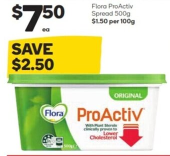 Woolworths Flora proactiv spread 500g offer