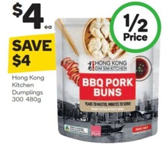 Woolworths Hong kong kitchen dumplings 300 480g offer
