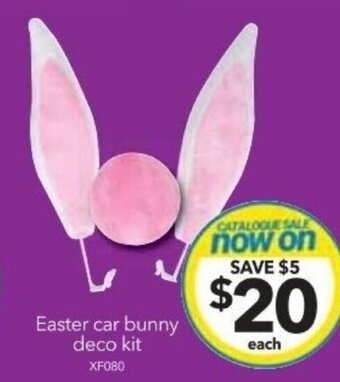 Cheap as Chips Easter Car Bunny Deco Kit offer
