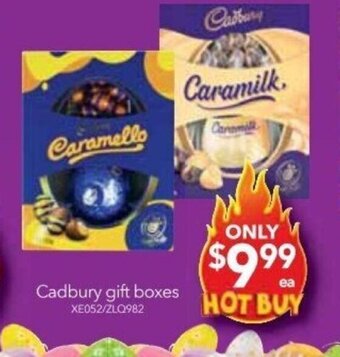 Cheap as Chips Cadbury Gift Boxes offer