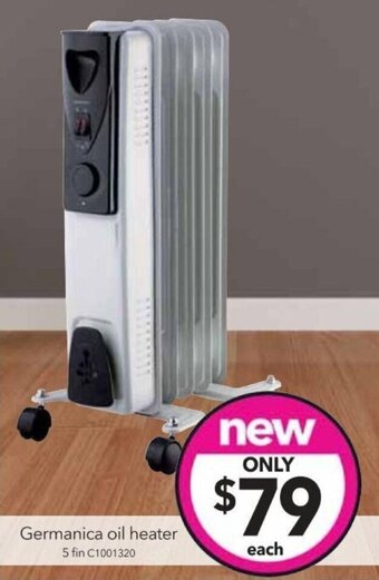 Cheap as Chips Germanica Oil Heater offer