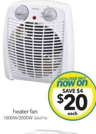 Cheap as Chips Heater Fan offer