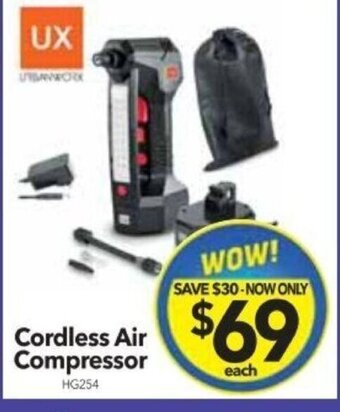 Cheap as Chips Cordless Air Compressor offer