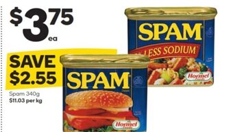 Woolworths Spam 340g offer