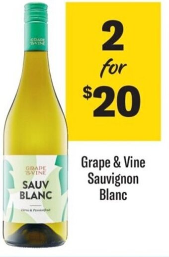 Coles Grape & Vine Sauvignon Blanc offer