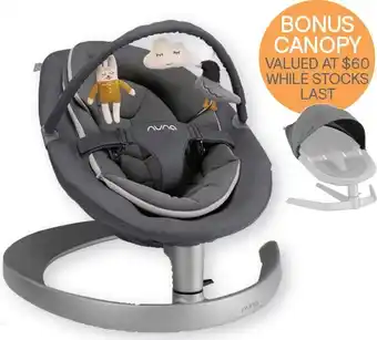 Baby Bunting Nuna leaf™ grow with toybar - granite offer