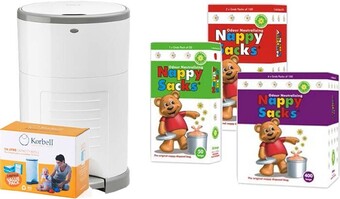 Baby Bunting Korbell nappy disposal bin 16 litre offer
