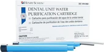 Henry schein 1l waterline cleaning and disinfection 2 cartridges per box