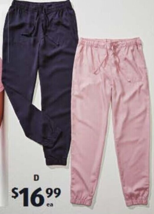Women's Jogger Pants offer at ALDI