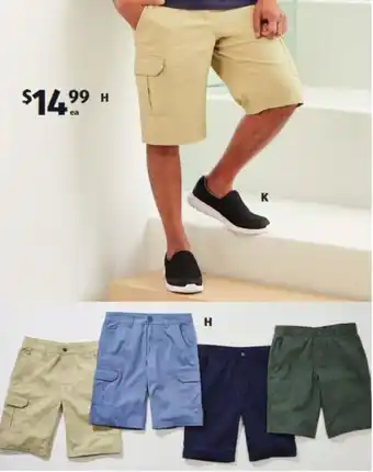 ALDI Men's Cargo or Chino Shorts offer