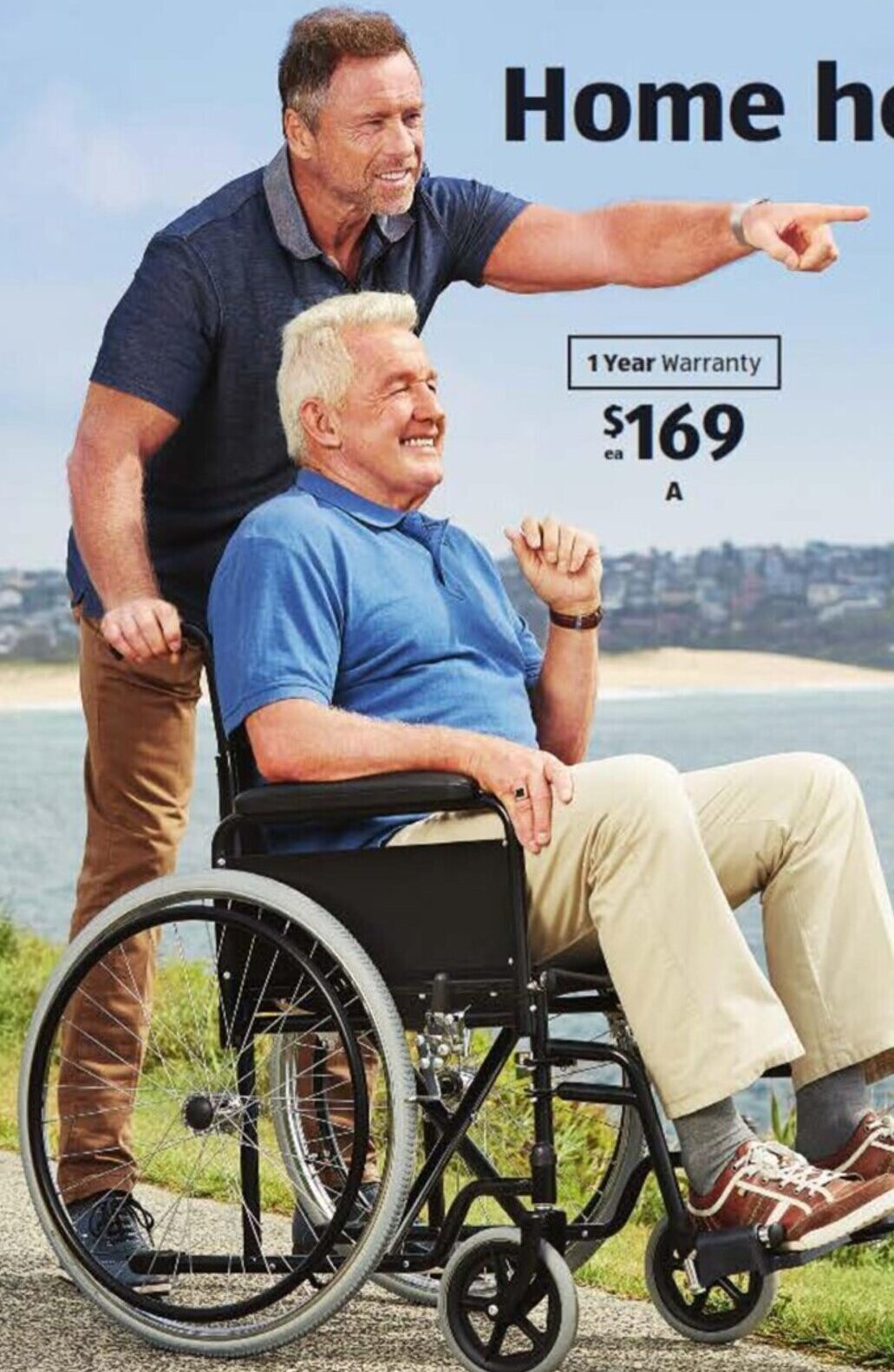 Foldable Wheelchair offer at ALDI