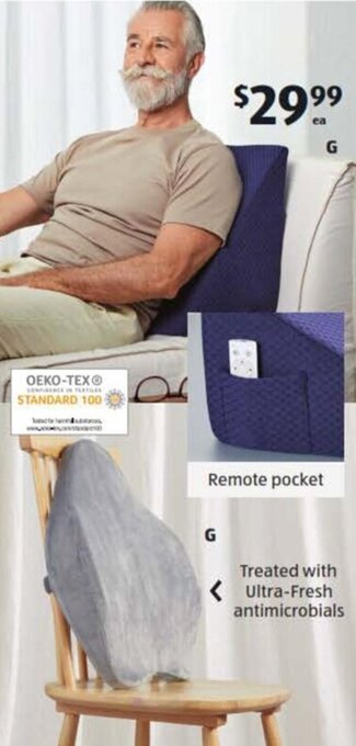 ALDI Wedge Pillow or Back Support Cushion offer