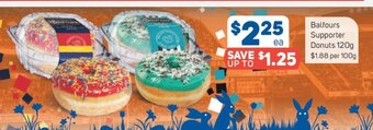 Foodland Balfours Supporter Donuts 120g offer