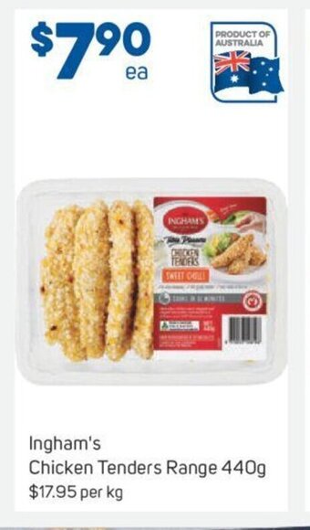 Foodland Ingham's Chicken Tenders Range 440g offer