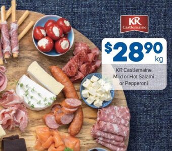 Foodland KR Castlemaine Mild or Hot Salami or Pepperoni offer