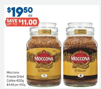 Foodland Moccona Freeze Dried Coffee 400g offer