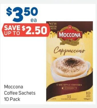 Foodland Moccona Coffee Sachets 10 Pack offer