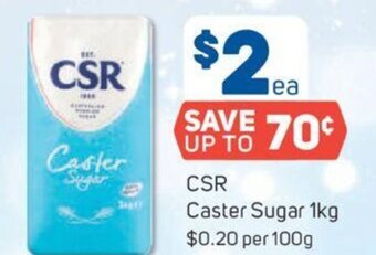 Foodland CSR Caster Sugar 1kg offer