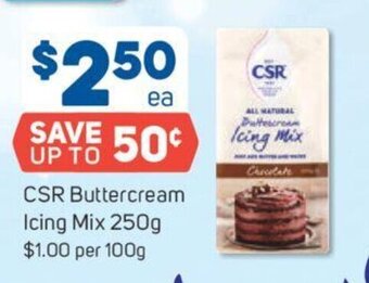 Foodland CSR Buttercream Icing Mix 250g offer