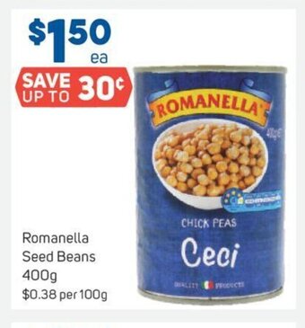 Foodland Romanella Seed Beans 400g offer