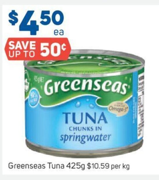 Greenseas Tuna 425g offer at Foodland