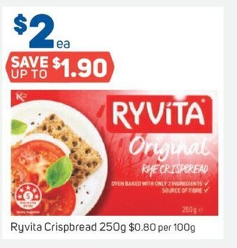 Foodland Ryvita Crispbread 250g offer