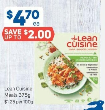 Foodland Lean Cuisine Meals 375g offer
