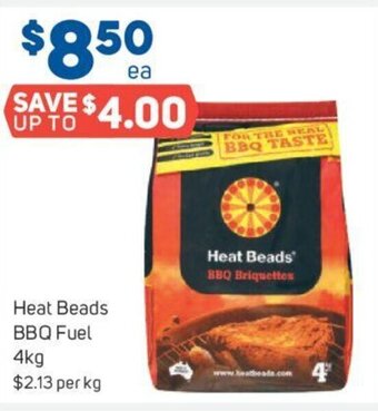 Foodland Heat Beads BBQ Fuel 4kg offer