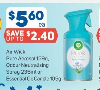 Foodland Air Wick Pure Aerosol 159g offer