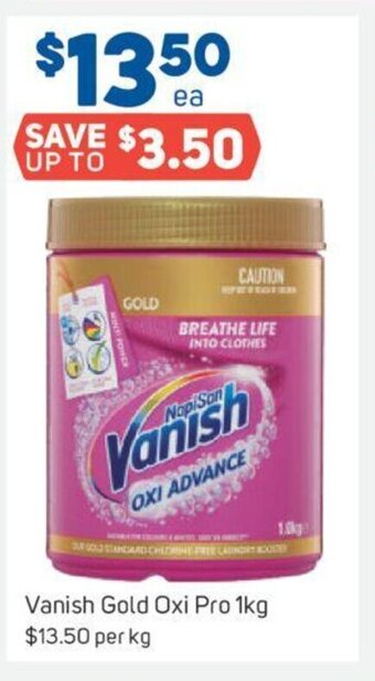 Foodland Vanish Gold Oxi Pro 1kg offer