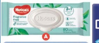 Foodland Huggies Baby Wipes Refill 72-80s offer