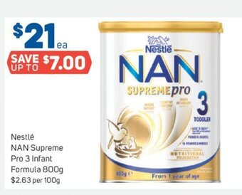 Foodland Nestlé NAN Supreme Pro 3 Infant Formula 800g offer