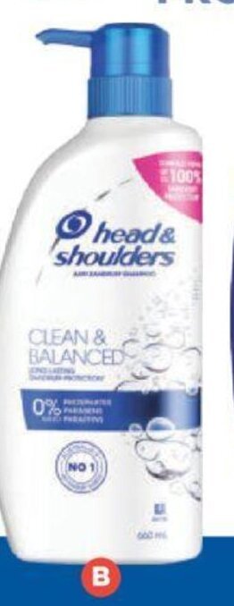 Foodland Head & Shoulders Shampoo or Conditioner 660ml offer