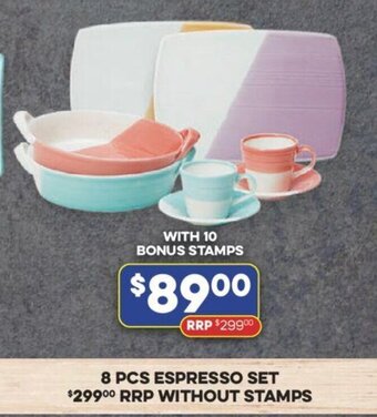 Foodland 8 Pcs Espresso Set offer