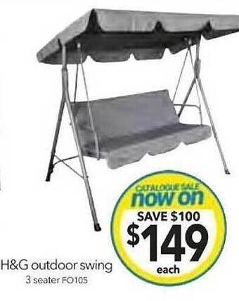Cheap as Chips H&g outdoor swing offer