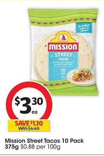 Coles Mission street tacos offer