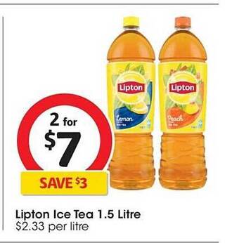 Coles Lipton ice tea offer