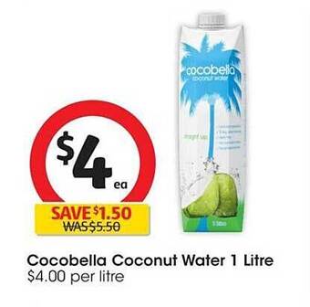 Coles Cocobella coconut water offer
