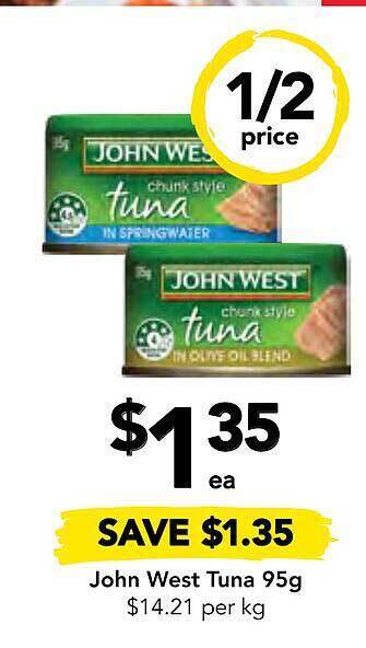 Drakes John west tuna 95g offer