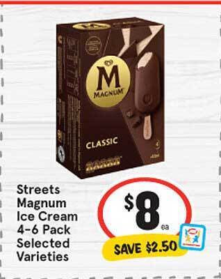 IGA Streets magnum ice cream offer
