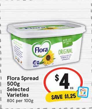 IGA Flora spread offer