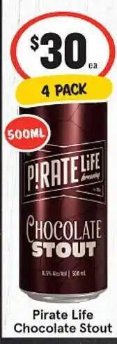 IGA Pirate life chocolate stout offer