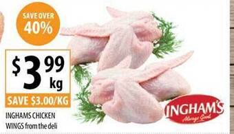 Supabarn Inghams chicken wings offer
