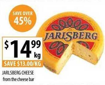 Supabarn Jarlsberg cheese offer