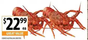 Supabarn Cooked australian lobsters offer