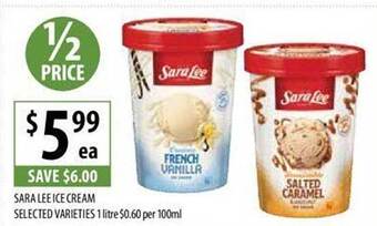 Supabarn Sara lee ice cream offer