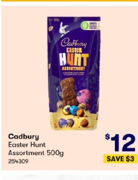 Cadbury Easter Hunt Assortment 500g offer at BIG W