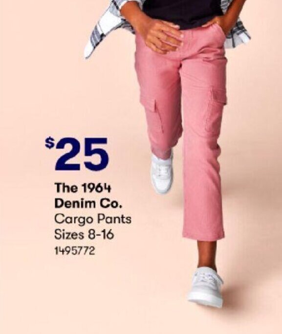 The 1964 Denim Co. Cargo Pants Sizes 816 offer at BIG W