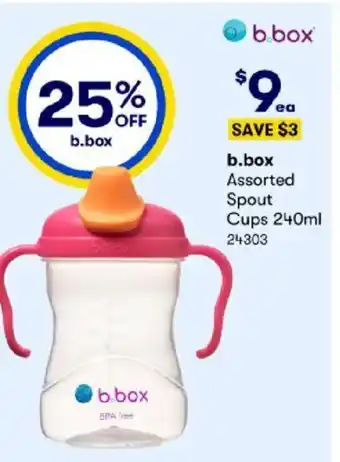 BIG W B.Box Assorted Spout Cups 240ml offer