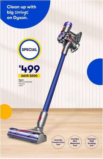 BIG W Dyson V8 Plus Handstick Vacuum offer
